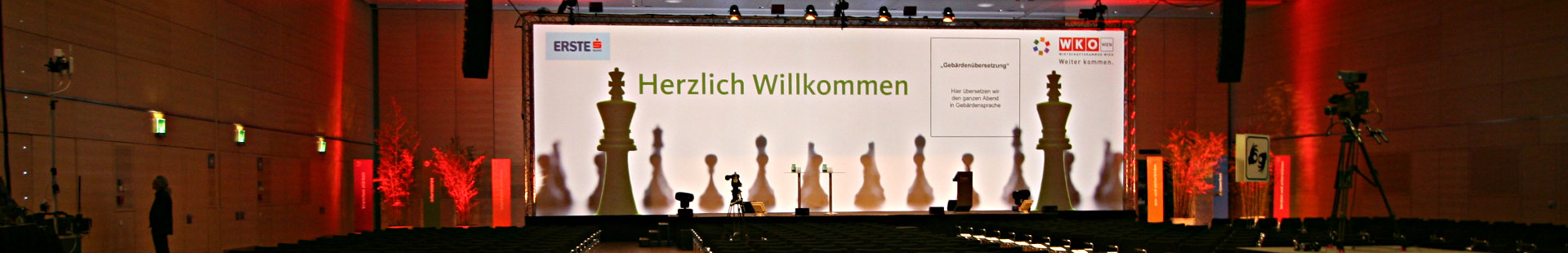 AV rental company, conference technology and media systems in Austria